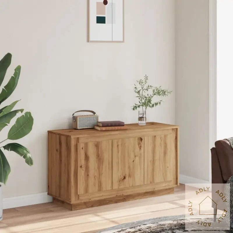 Skjenk Artisan Eik 102X35X55 Cm Konstruert Tre