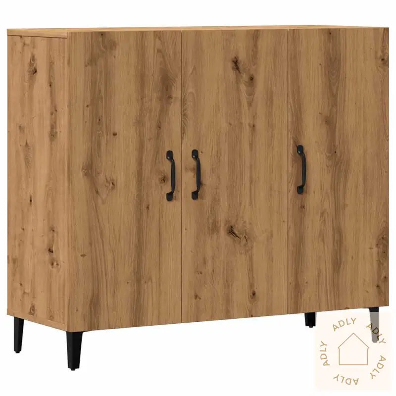 Skjenk Artisan Eik 90X34X80 Cm Konstruert Tre