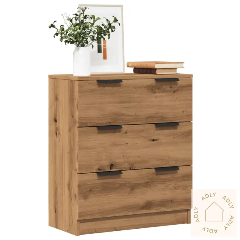 Skjenk Artisan Eik 60X30X70 Cm Konstruert Tre