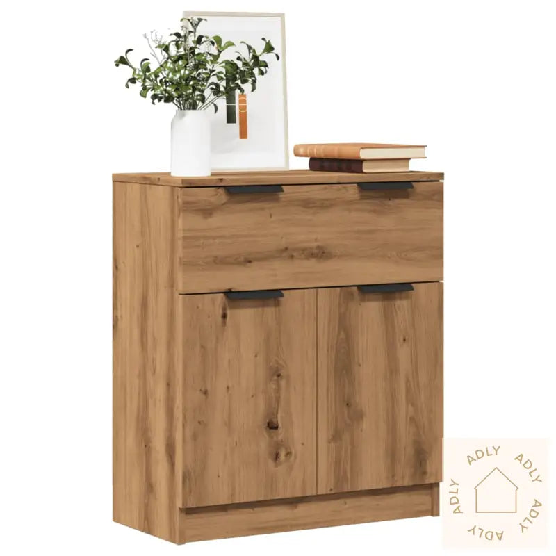 Skjenk Artisan Eik 60X30X70 Cm Konstruert Tre