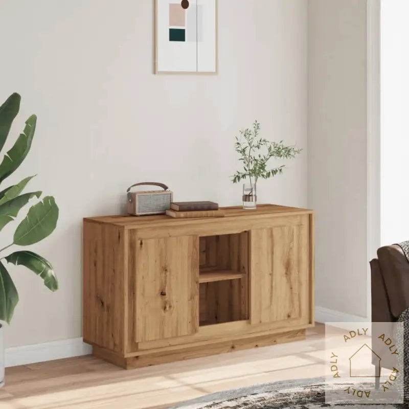 Skjenk Artisan Eik 102X35X60 Cm Konstruert Tre