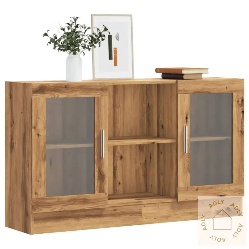 Skjenk Artisan Eik 120X30,5X70 Cm Konstruert Tre