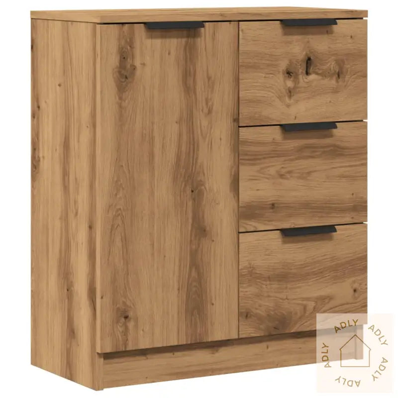 Skjenk Artisan Eik 60X30X70 Cm Konstruert Tre