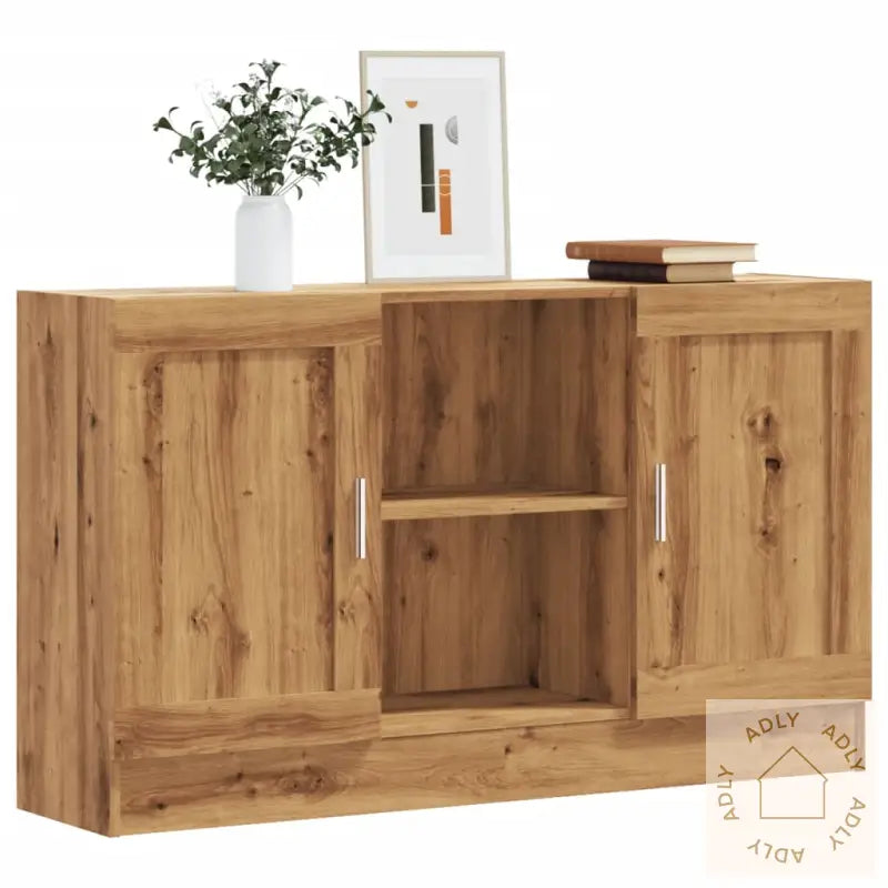 Skjenk Artisan Eik 120X30,5X70 Cm Konstruert Tre