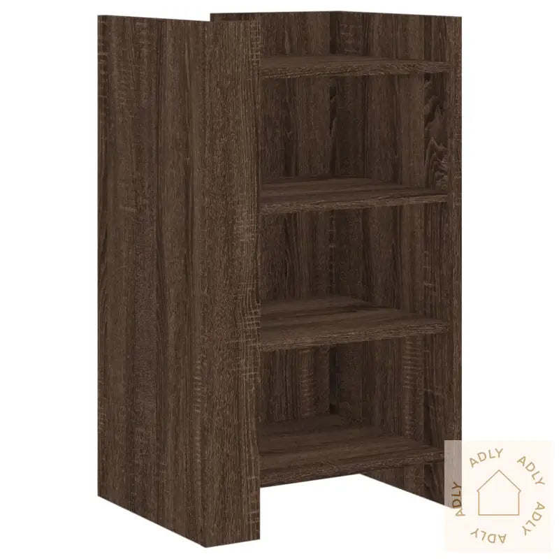 Skjenk Brun Eik 45X35X75 Cm Konstruert Tre