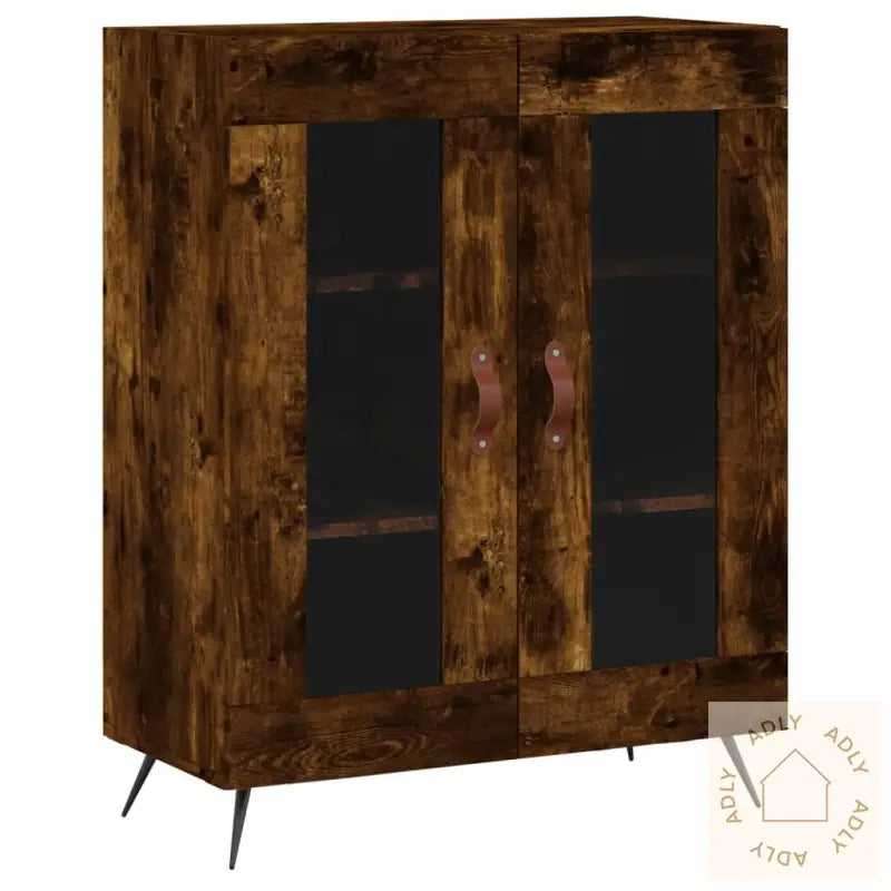Skjenk Røkt Eik 69,5X34X90 Cm Konstruert Tre