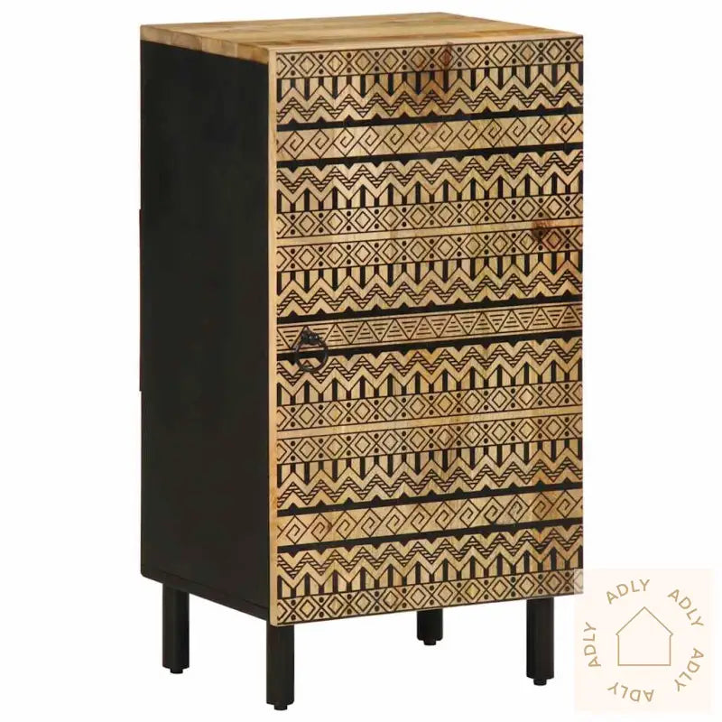 Skjenk 40X33,5X75 Cm Grovt Heltre Mangotre
