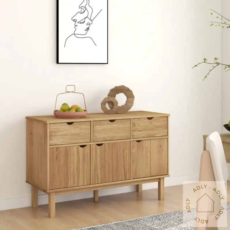 Skjenk Otta 114X43X73,5 Cm Heltre Furu