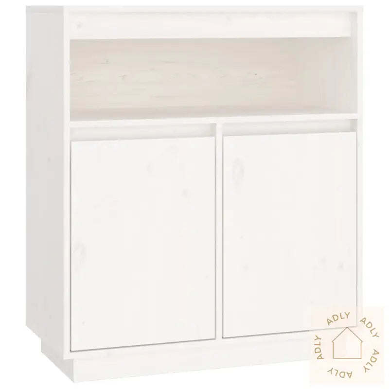 Skjenk Hvit 70X34X80 Cm Heltre Furu