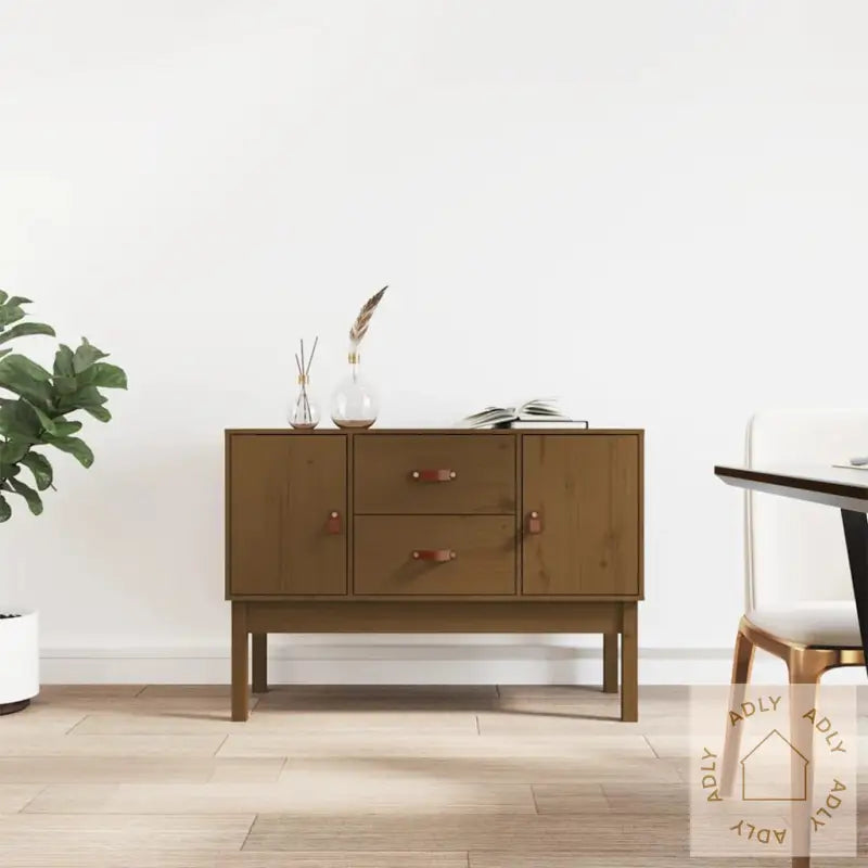 Skjenk Honningbrun 110X40X78 Cm Heltre Furu