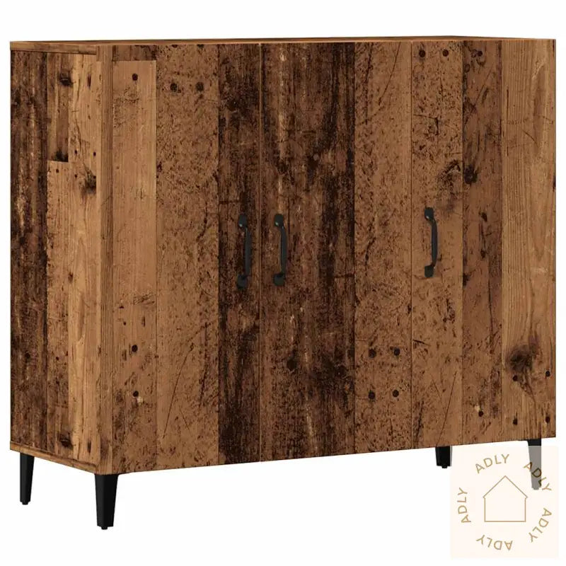 Skjenk Gammelt Tre 90X34X80 Cm Konstruert Tre
