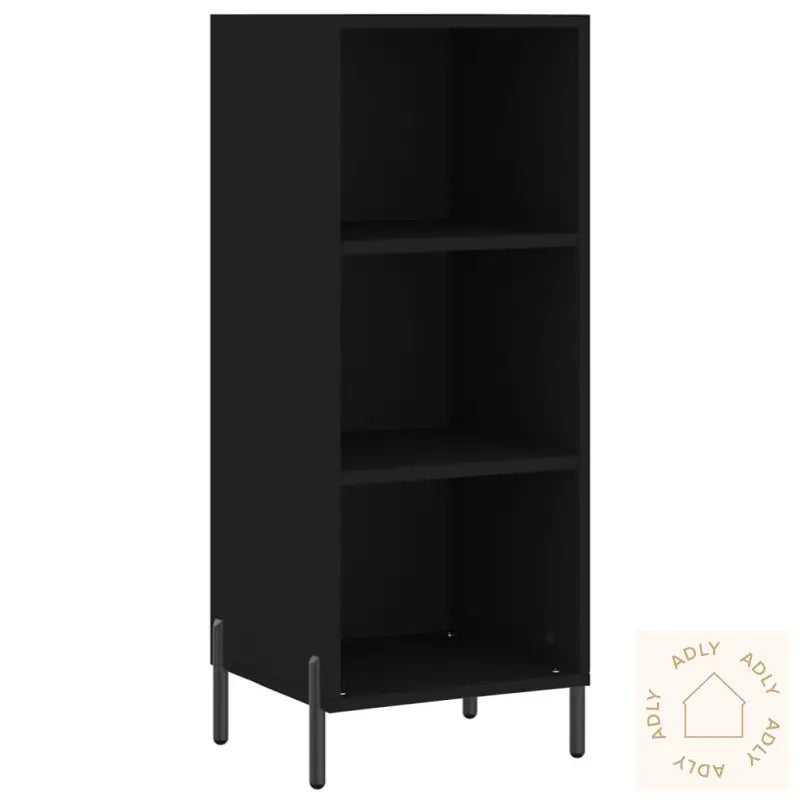 Skjenk Svart 34,5X32,5X90 Cm Konstruert Tre