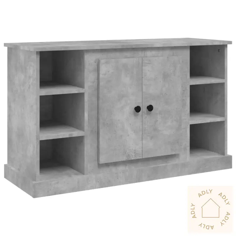 Skjenk Betonggrå 100X35,5X60 Cm Konstruert Tre