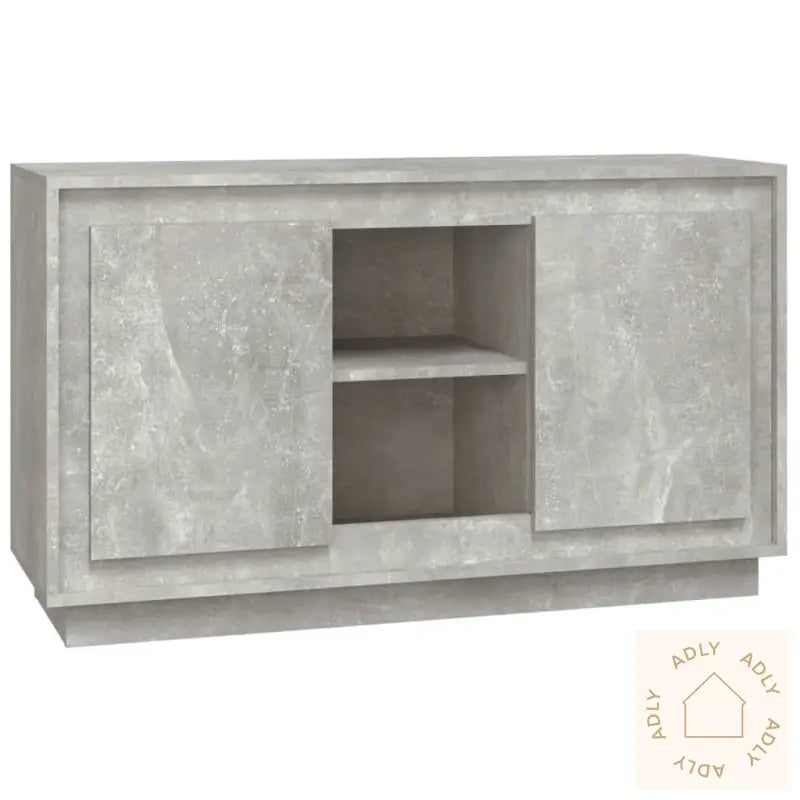 Skjenk Betonggrå 102X35X60 Cm Konstruert Tre