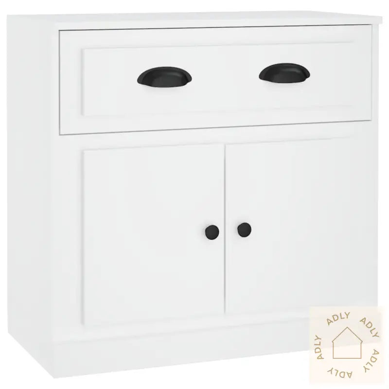 Skjenk Hvit 70X35,5X67,5 Cm Konstruert Tre