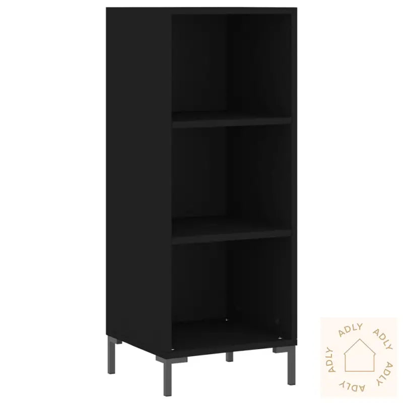 Skjenk Svart 34,5X32,5X90 Cm Konstruert Tre