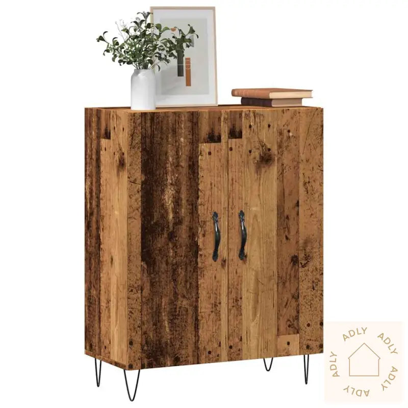 Skjenk Gammelt Tre 69,5X34X90 Cm Konstruert Tre