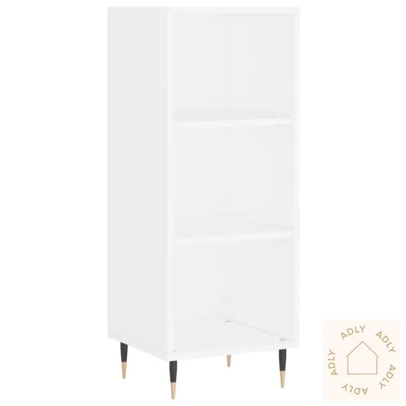 Skjenk Hvit 34,5X32,5X90 Cm Konstruert Tre