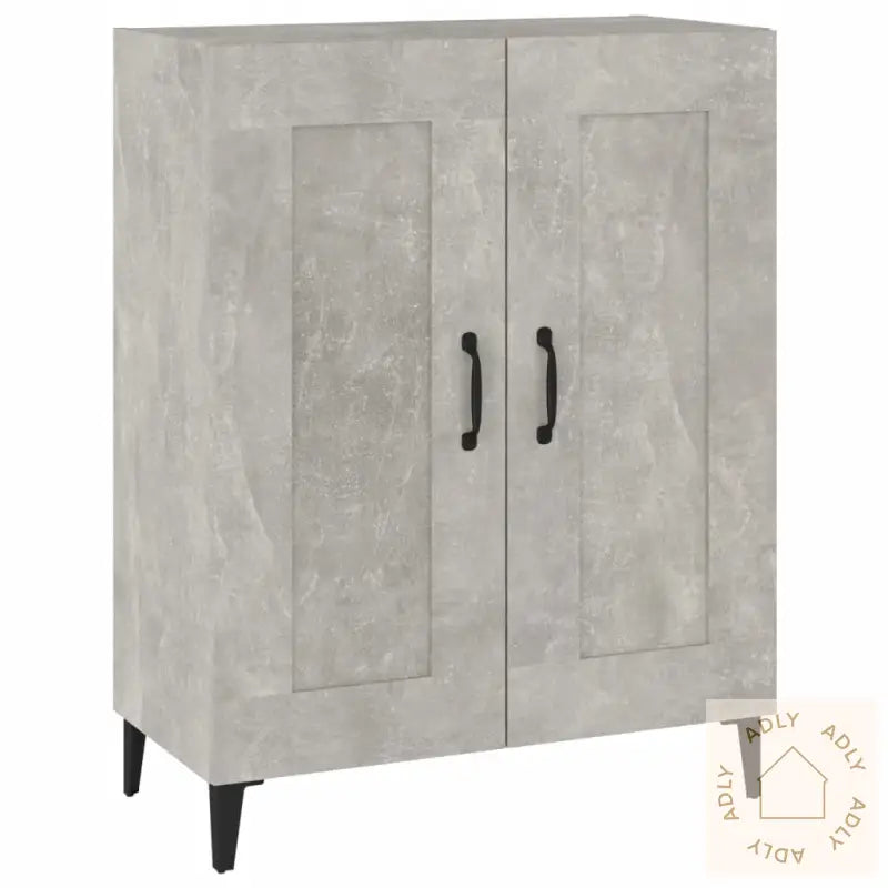 Skjenk Betonggrå 69,5X34X90 Cm Konstruert Tre