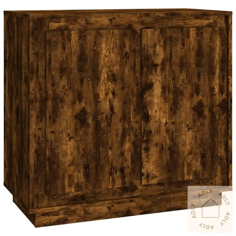 Skjenk Røkt Eik 80X34X75 Cm Konstruert Tre