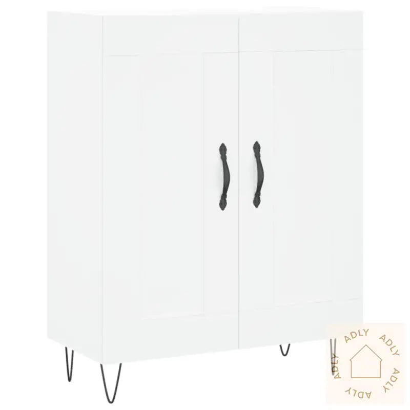 Skjenk Hvit 69,5X34X90 Cm Konstruert Tre