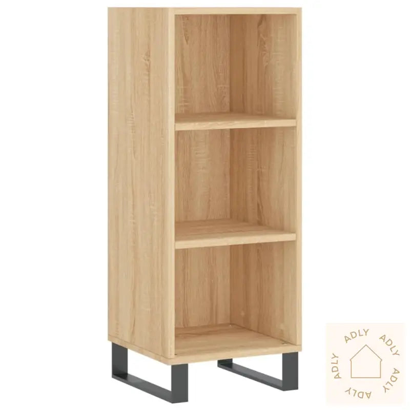 Skjenk Sonoma Eik 34,5X32,5X90 Cm Konstruert Tre