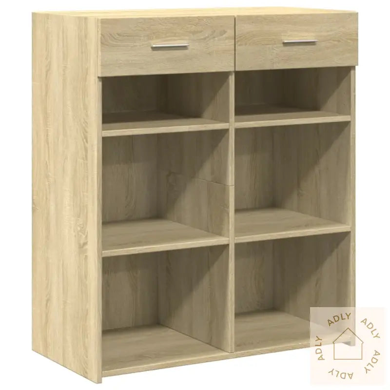 Skjenk Sonoma Eik 80X42,5X93 Cm Konstruert Tre