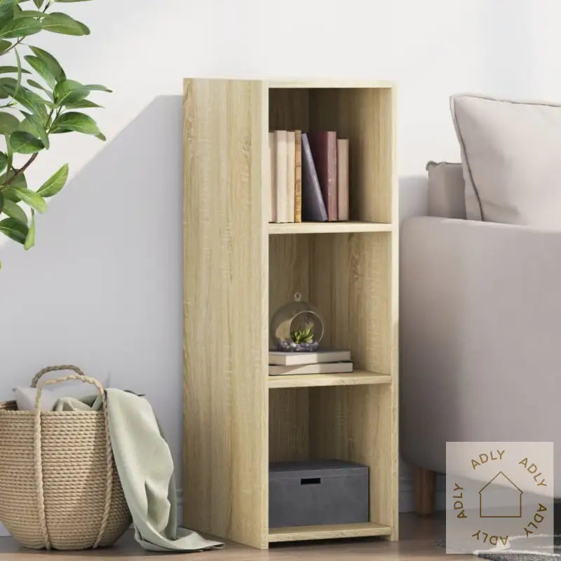 Skjenk Sonoma Eik 30X41X93 Cm Konstruert Tre