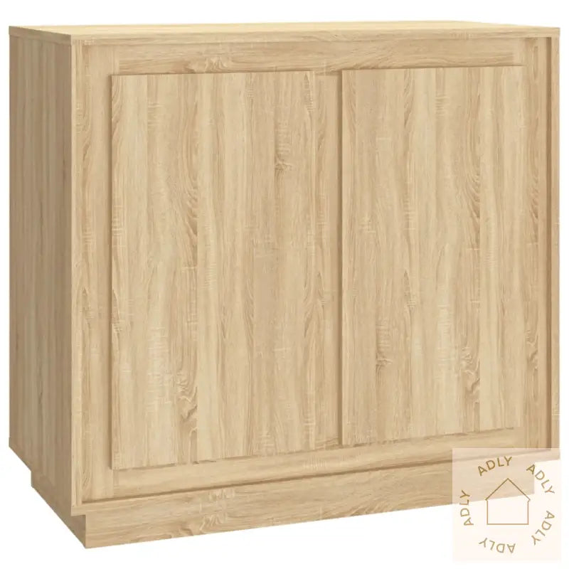 Skjenk Sonoma Eik 80X34X75 Cm Konstruert Tre