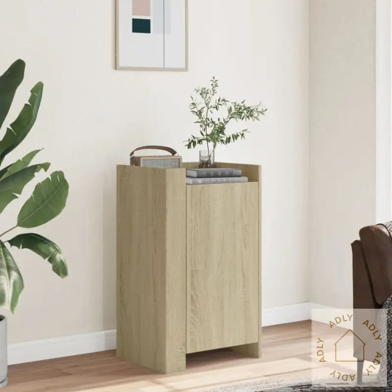 Skjenk Sonoma Eik 45X35X75 Cm Konstruert Tre