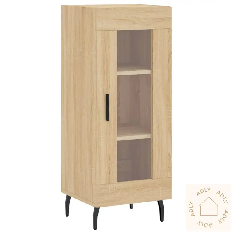 Skjenk Sonoma Eik 34,5X34X90 Cm Konstruert Tre