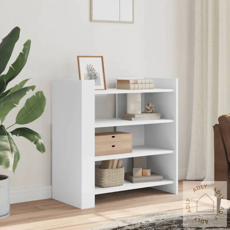 Skjenk Hvit 73,5X35X75 Cm Konstruert Tre