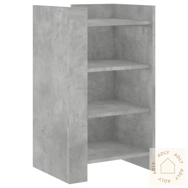 Skjenk Betonggrå 45X35X75 Cm Konstruert Tre