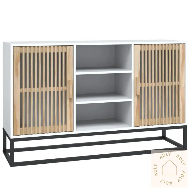 Skjenk Hvit 105X30X65 Cm Konstruert Tre