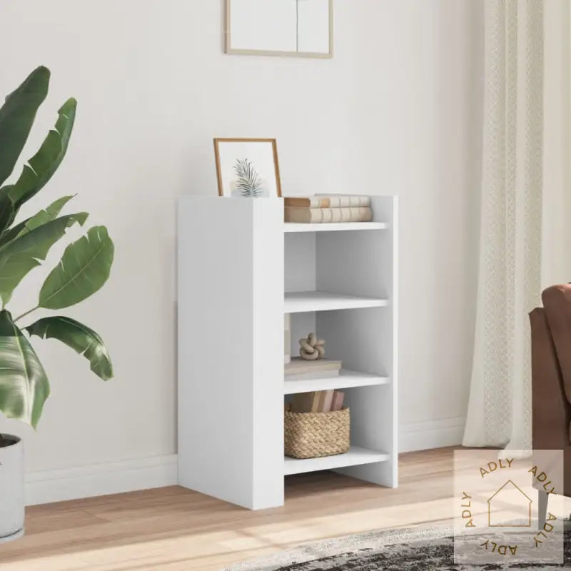 Skjenk Hvit 45X35X75 Cm Konstruert Tre
