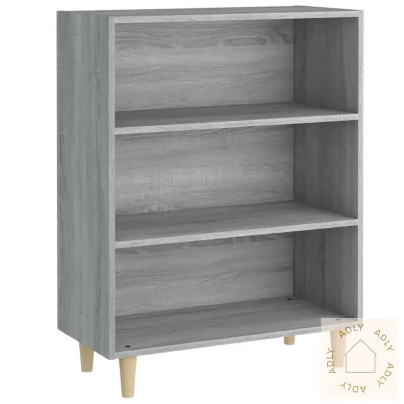 Skjenk Grå Sonoma 69,5X32,5X90 Cm Konstruert Tre