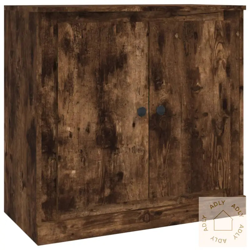 Skjenk Røkt Eik 70X35,5X67,5 Cm Konstruert Tre