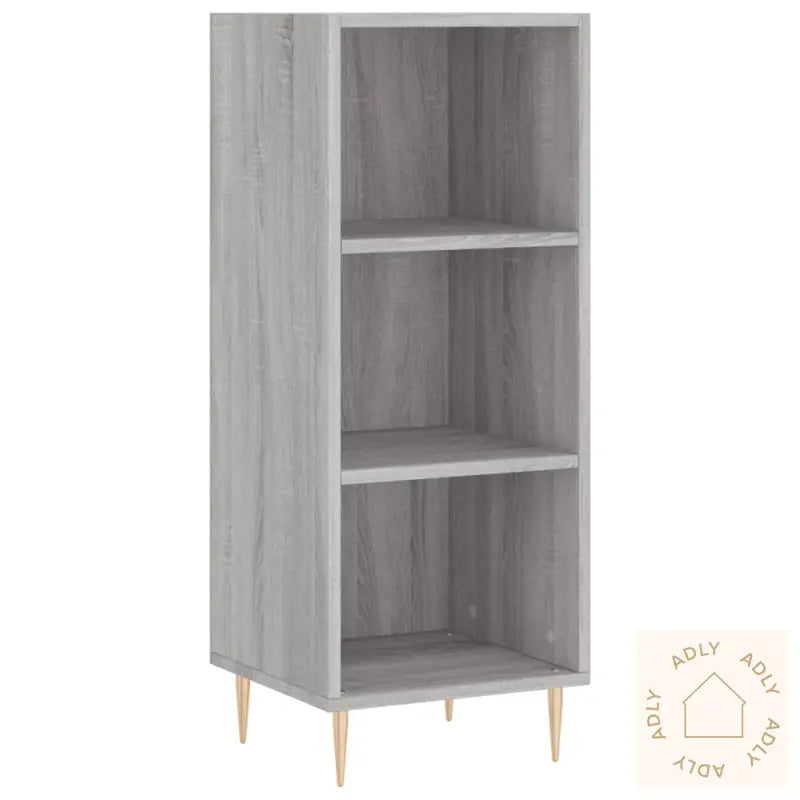 Skjenk Grå Sonoma 34,5X32,5X90 Cm Konstruert Tre