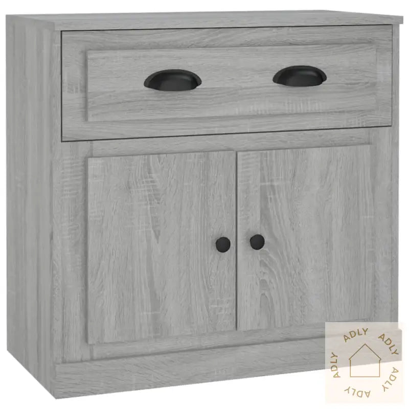 Skjenk Grå Sonoma 70X35,5X67,5 Cm Konstruert Tre