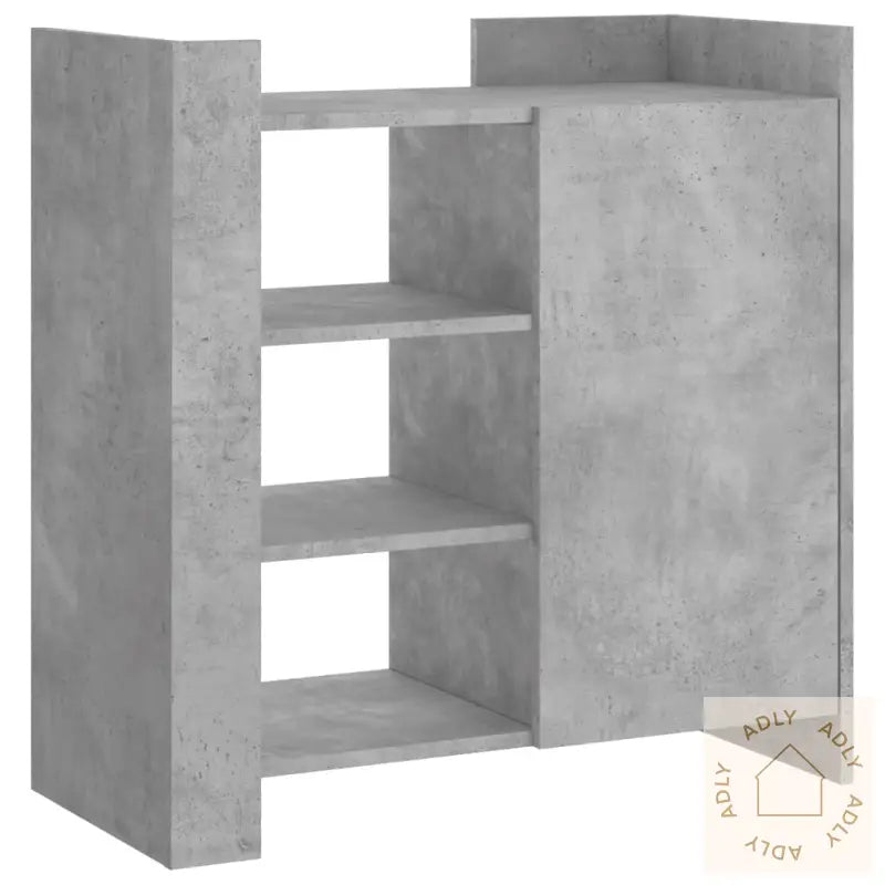 Skjenk Betonggrå 73,5X35X75 Cm Konstruert Tre