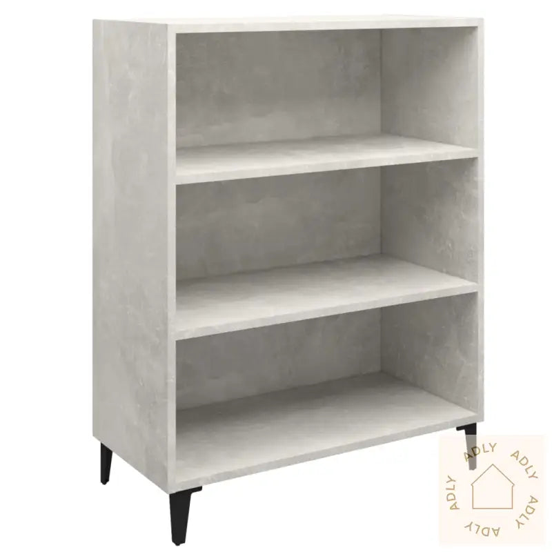 Skjenk Betonggrå 69,5X32,5X90 Cm Konstruert Tre