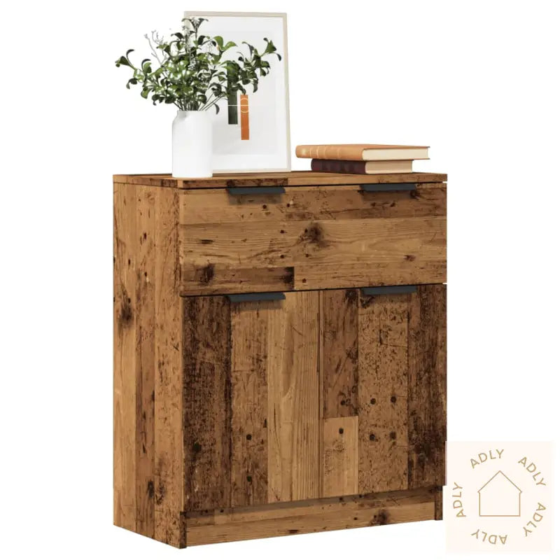 Skjenk Gammelt Tre 60X30X70 Cm Konstruert Tre