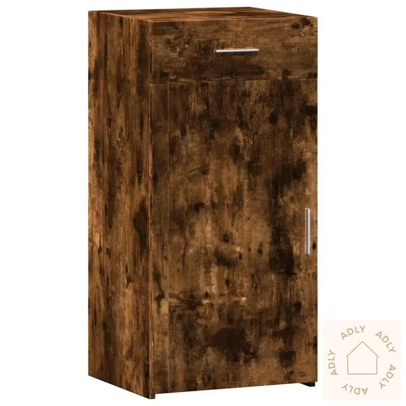 Skjenk Røkt Eik 45X42,5X93 Cm Konstruert Tre