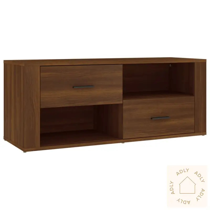 Tv-Benk Sonoma Eik 100X35X40 Cm Konstruert Tre