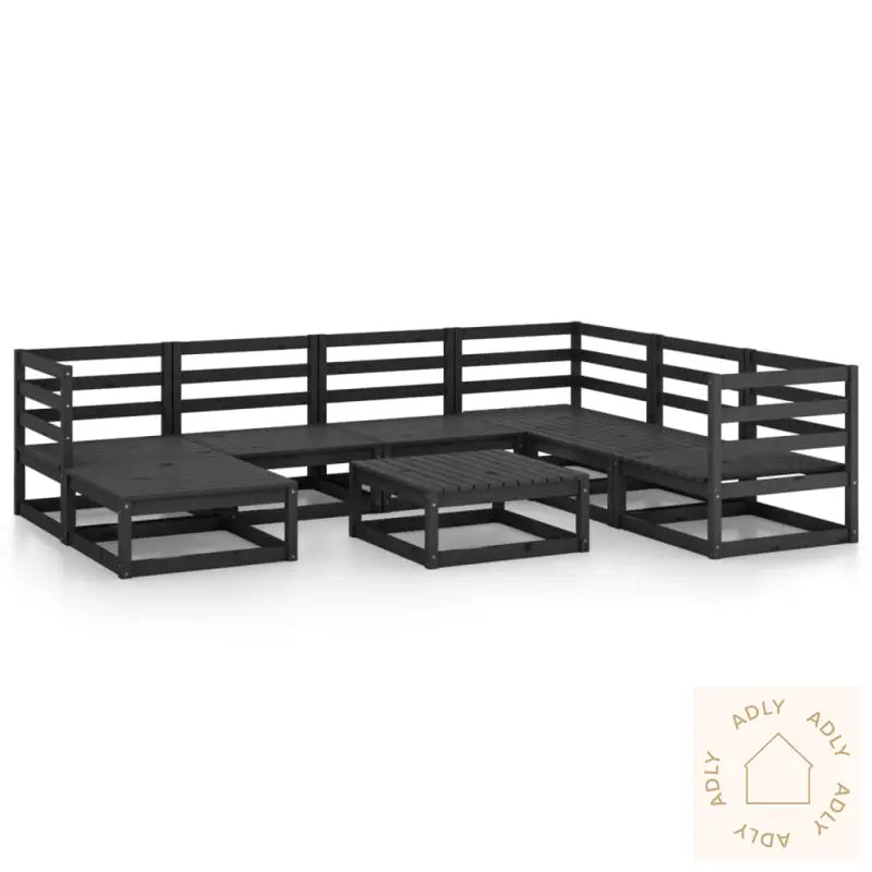 Hagesofagruppe 8 Deler Svart Heltre Furu