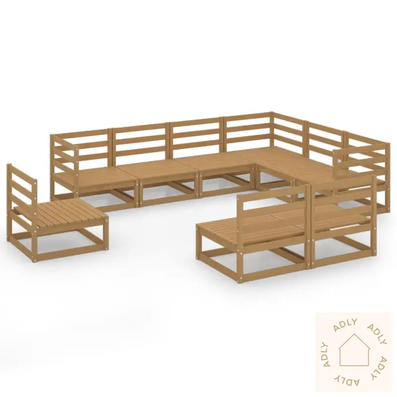 Hagesofagruppe 9 Deler Honningbrun Heltre Furu