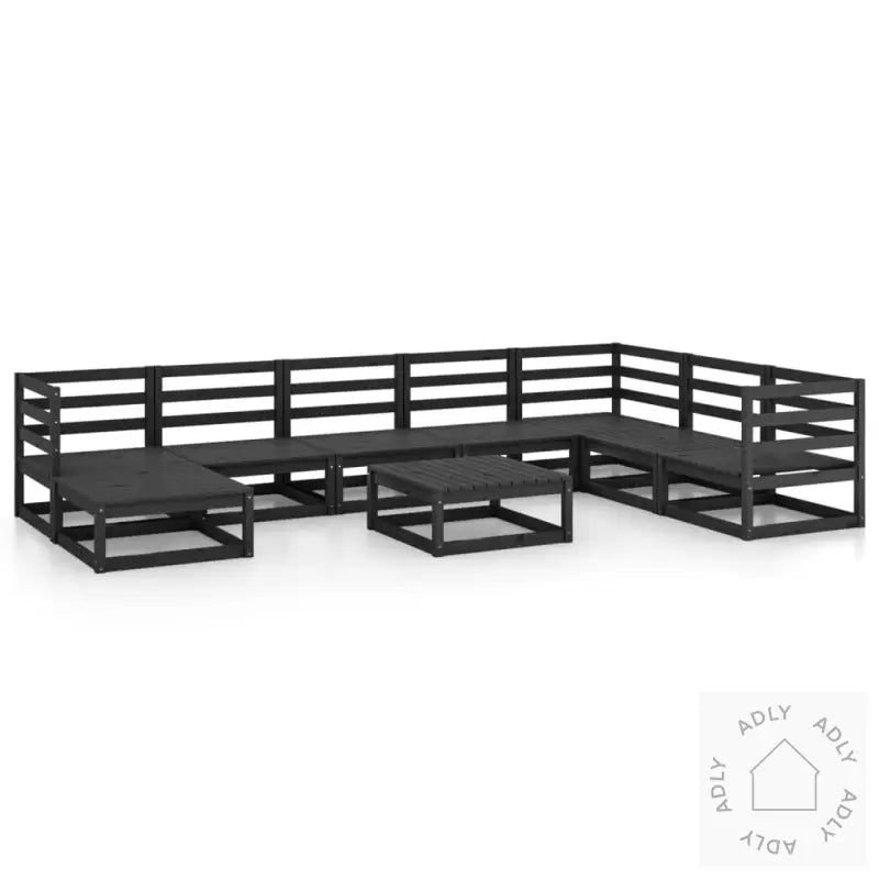 Hagesofagruppe 9 Deler Svart Heltre Furu
