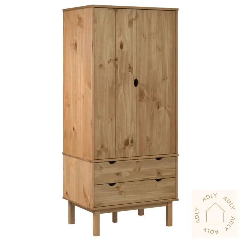 Garderobe Otta 76,5X53X172 Cm Heltre Furu