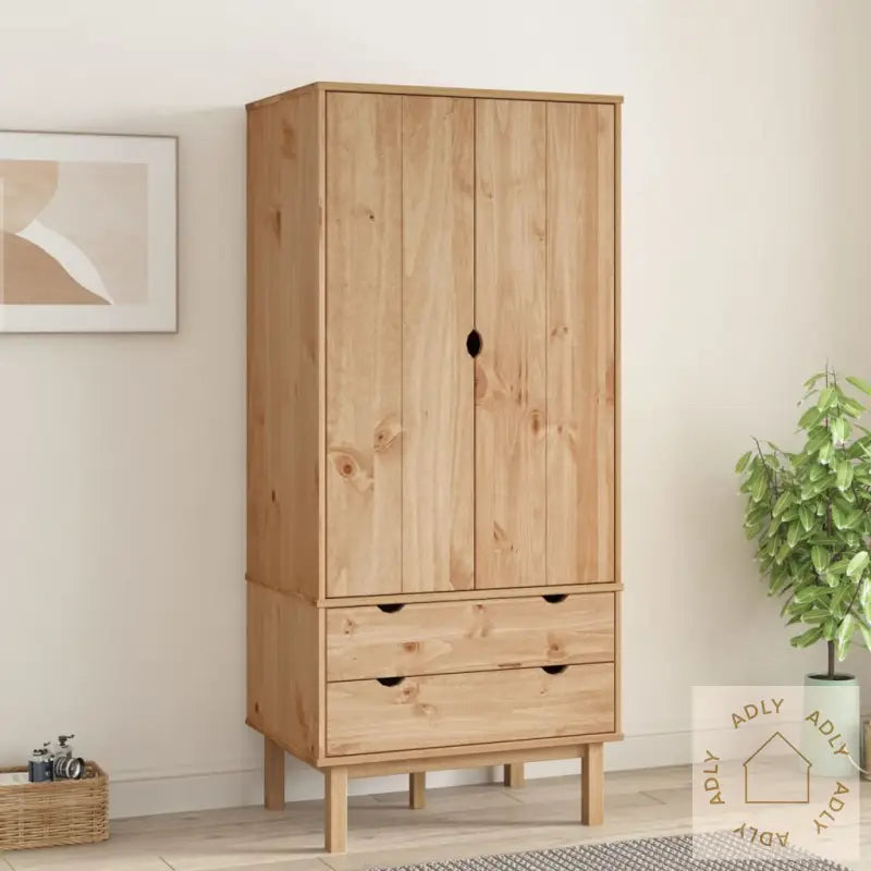 Garderobe Otta 76,5X53X172 Cm Heltre Furu