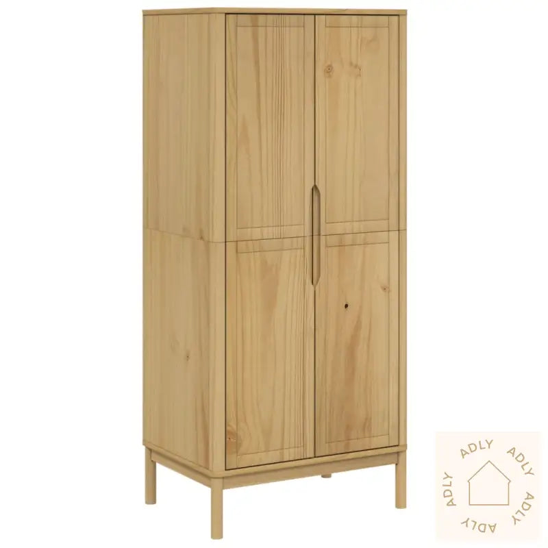 Garderobe Floro Voksbrun 77X53X171 Cm Heltre Furu